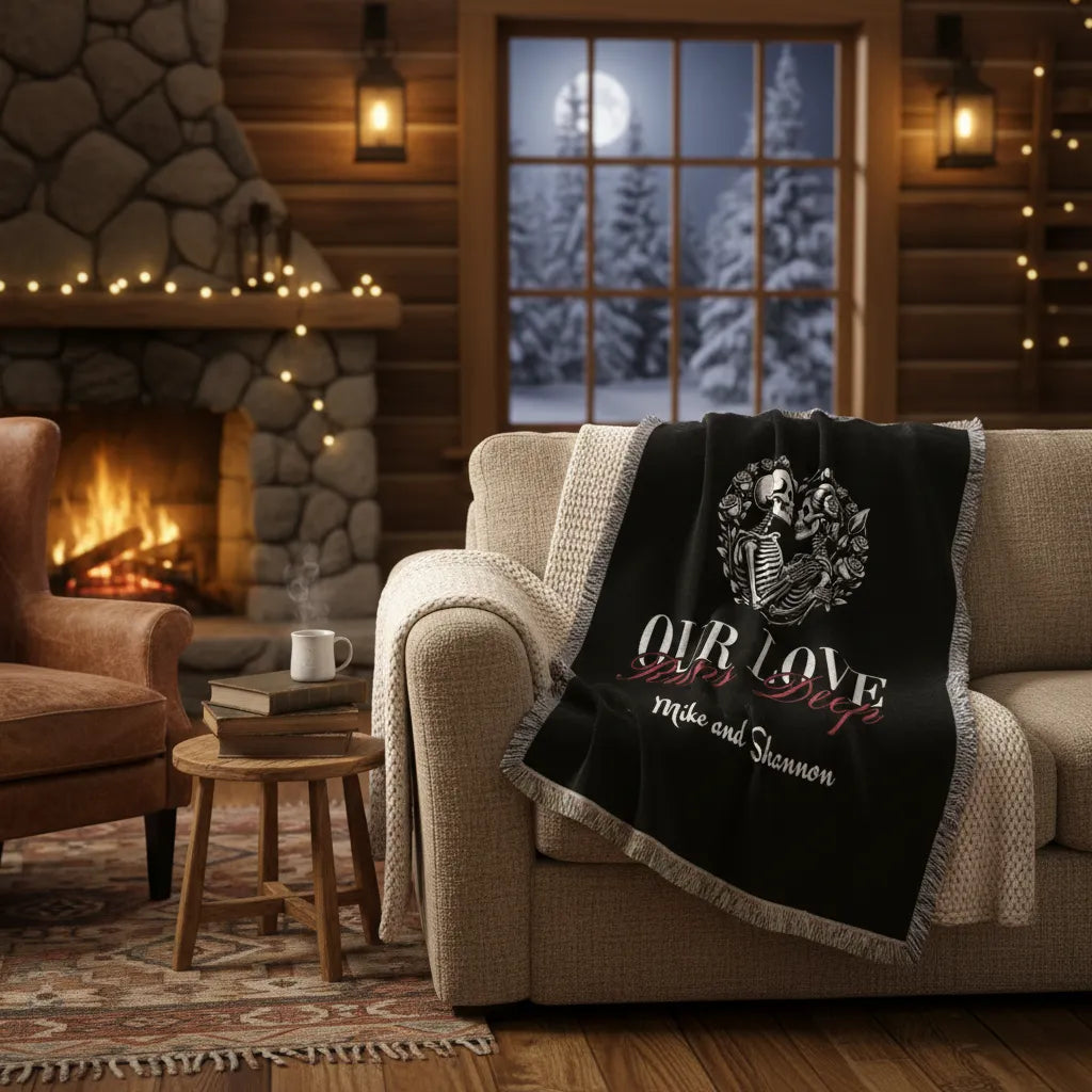 Our Love Runs Deep Heirloom Throw Blanket