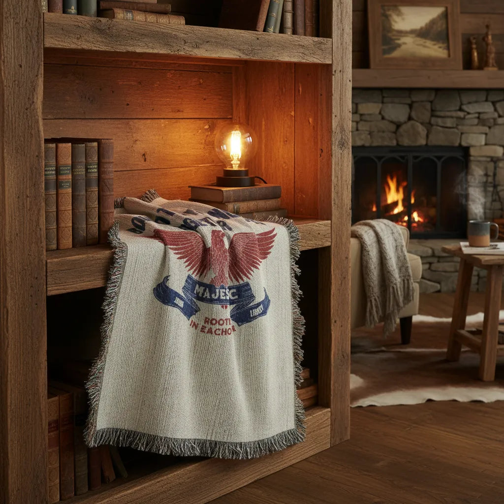 Bound To Wander Together Personalized Heirloom Woven Throw