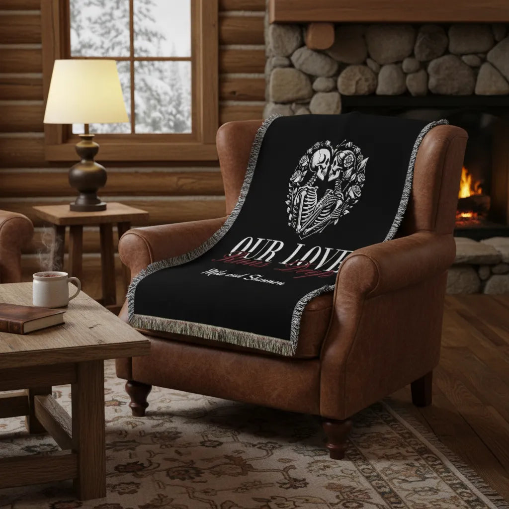 Our Love Runs Deep Heirloom Throw Blanket