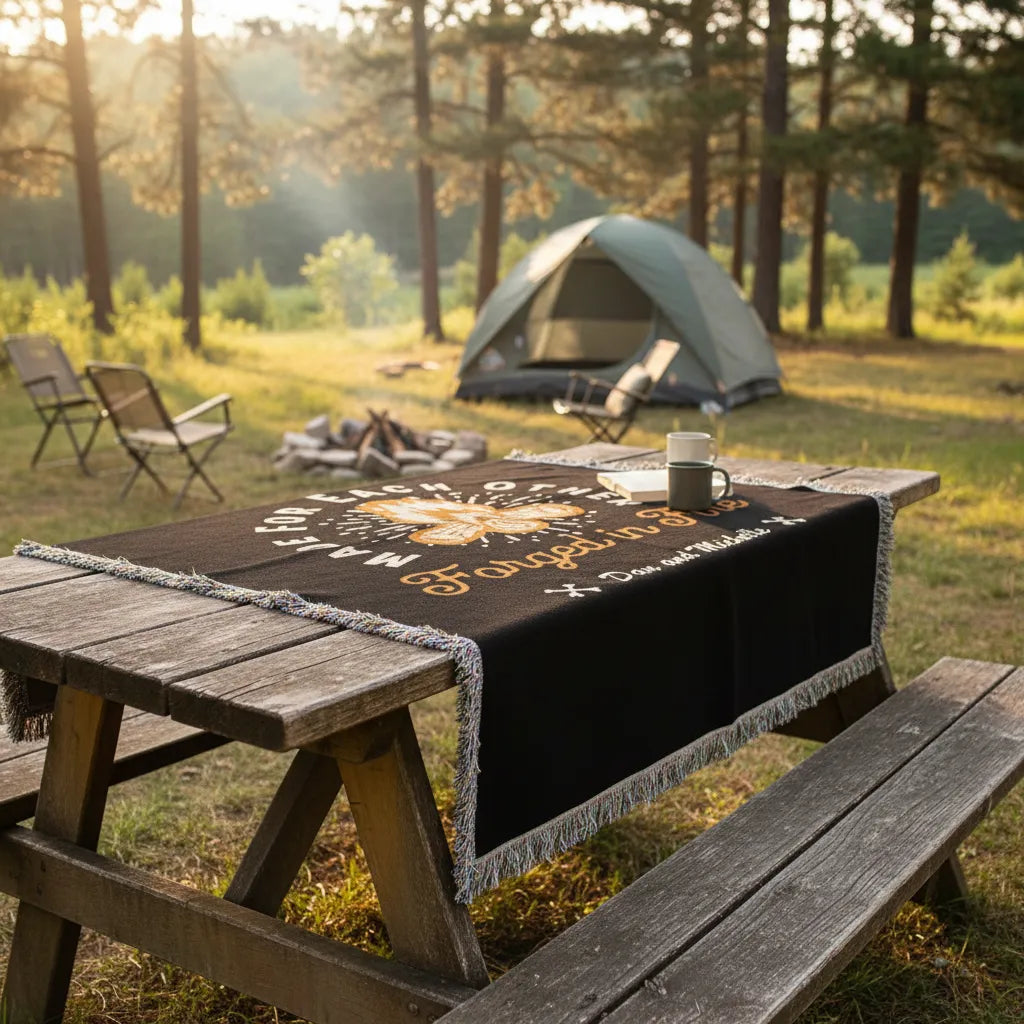Made for Each Other Personalized Heirloom Woven Blanket