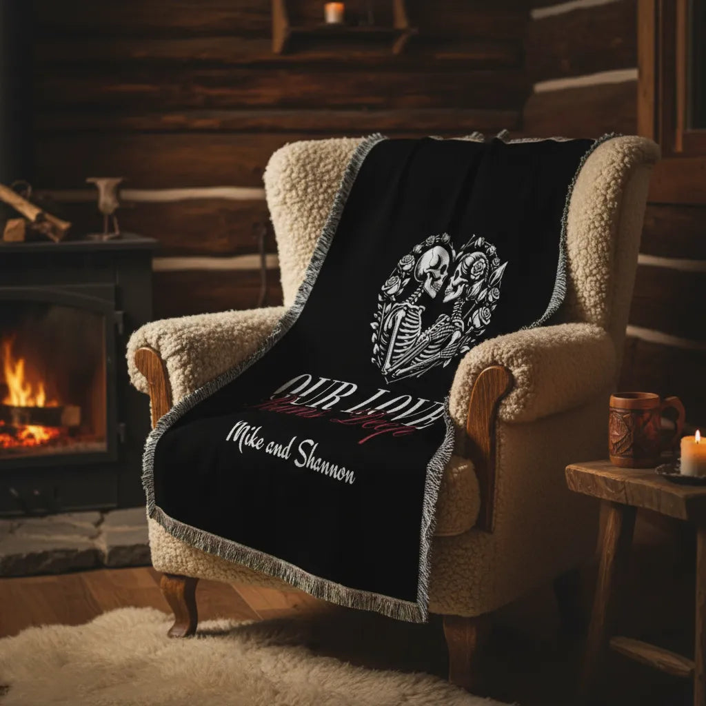 Our Love Runs Deep Heirloom Throw Blanket