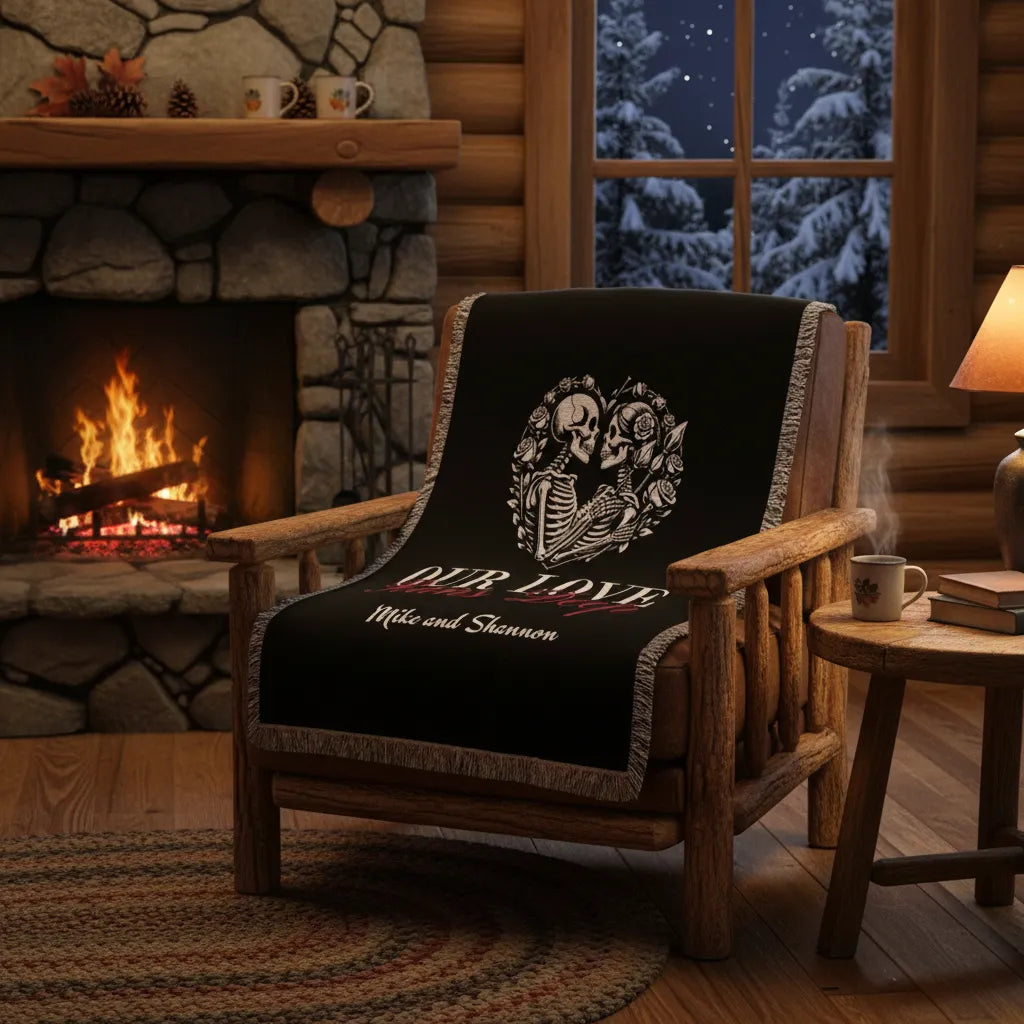 Our Love Runs Deep Heirloom Throw Blanket