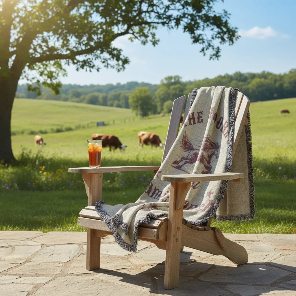 Finest Family Ranch Personalized Heirloom Woven Blanket