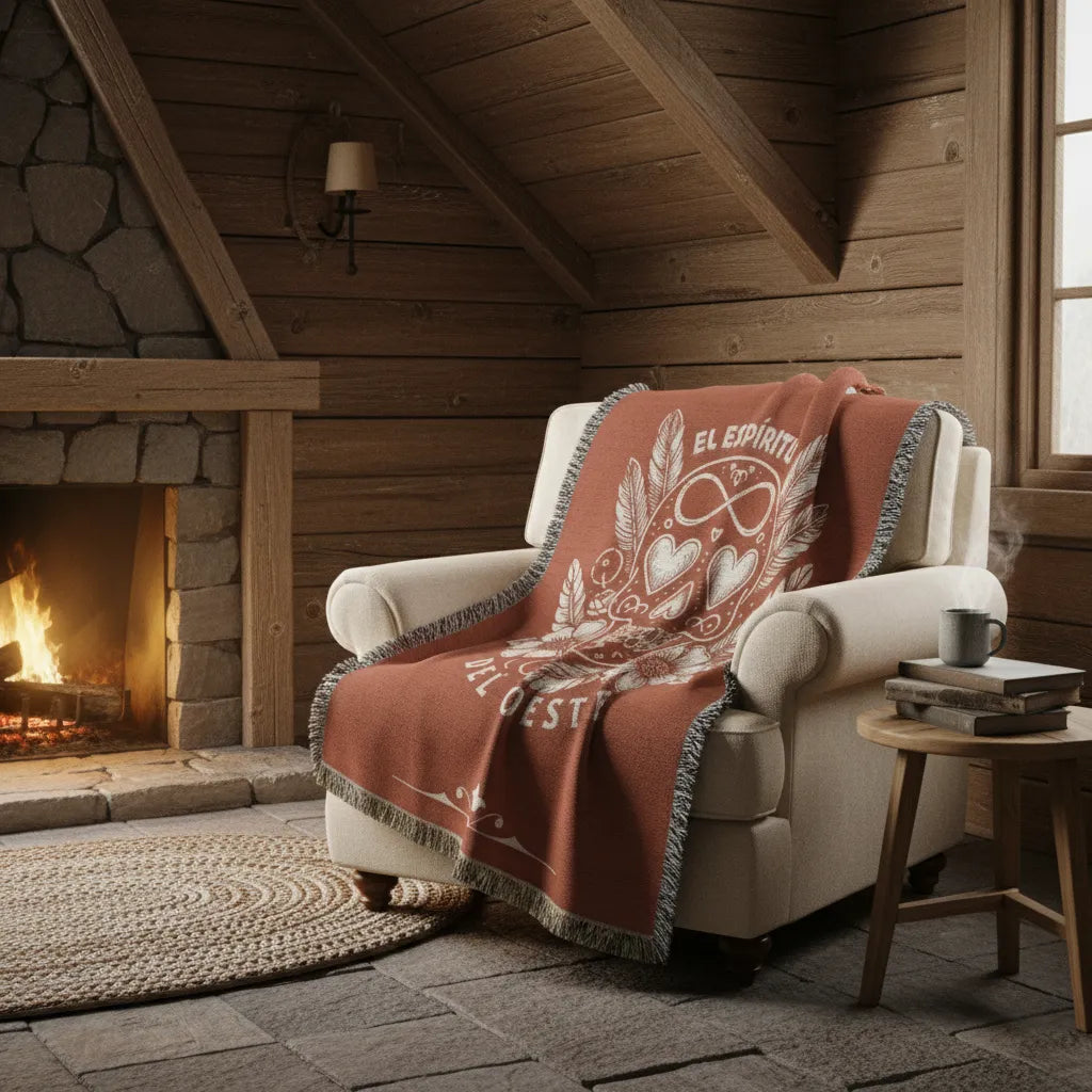 El Espíritu del Oeste Heritage Woven Heirloom Blanket